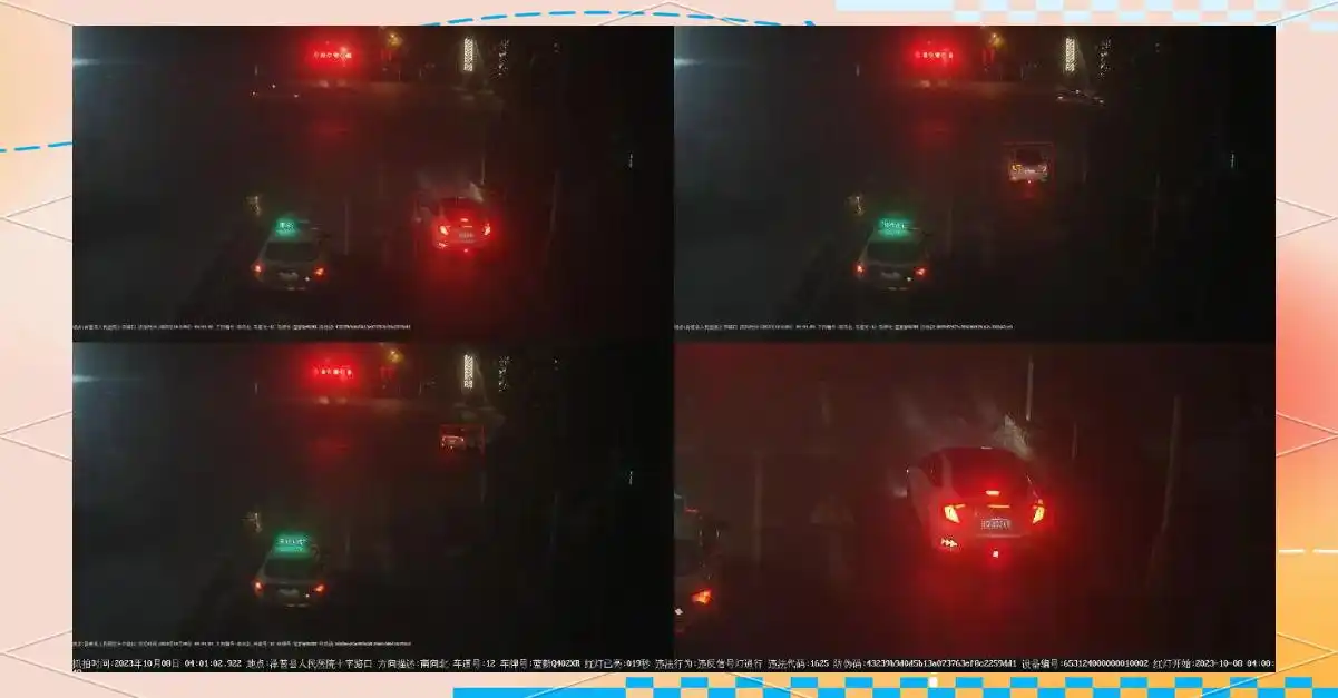 违章警示_交通违法行为曝光案例_未系安全带交通违法案例